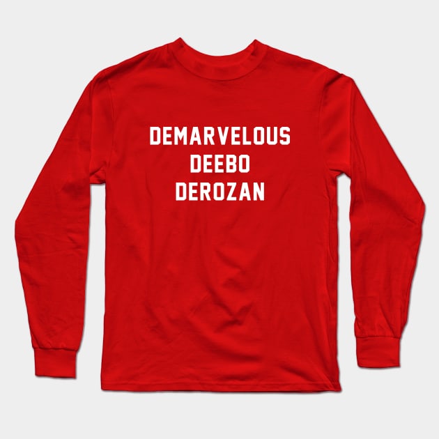 Demarvelous Deebo Derozan Long Sleeve T-Shirt by BodinStreet